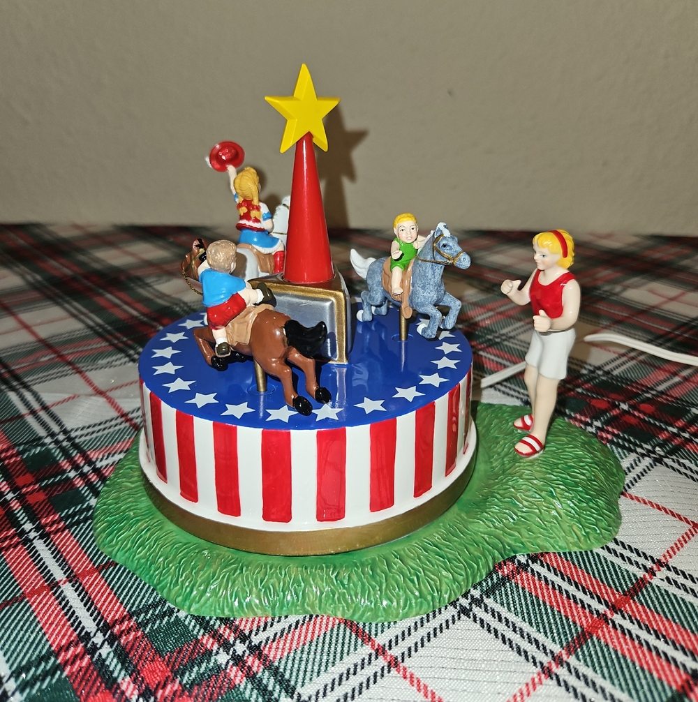 Department 56 "Merrily Round We Go" Snow Village Holiday Accessory Decor - Picture 3 of 8